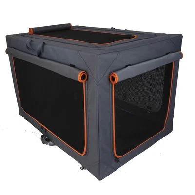 Caseta plegable Nylonbox Alu deluxe para mascotas M: 50,5 x 76 x 48 cm (An x P x Al)