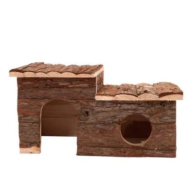 Casita de madera para roedores 43 x 28 x 22 cm (LxAnxAl)