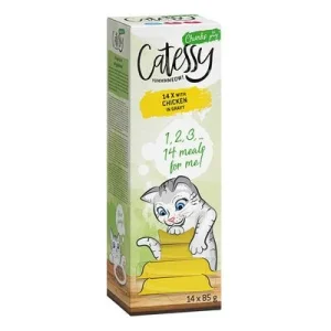 Catessy Bocaditos en salsa en tarrinas 14 x 85 g Con pollo