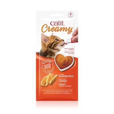 Catit Creamy 4 x 10 g Pollo