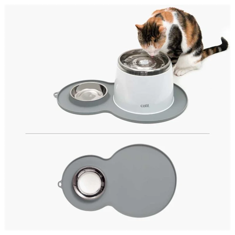 CATIT PLACEMAT FLOWER MEDIUM GRIS - Image 2