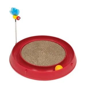 Catit Play-N-Scratch 3 en 1 juguete rascador para gatos Juguete - 36 x 25 aprox. (Diám. x Al)