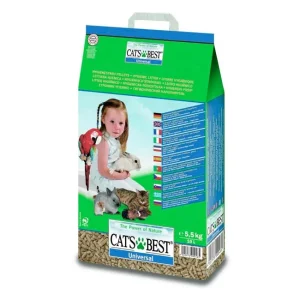 CATS BEST Universal Lecho de Pellets Absorventes 100% Ecológica 5,5kg (10L)