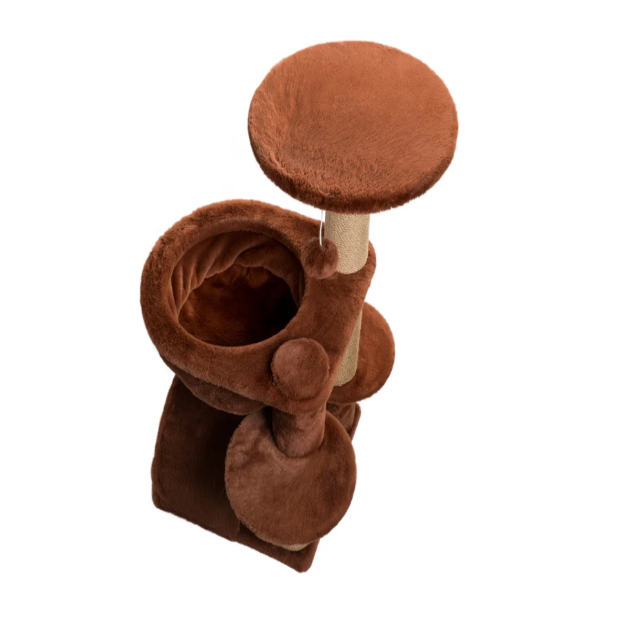 Catshion Amber Árbol Rascador con Cueva Canela para gatos - Image 2