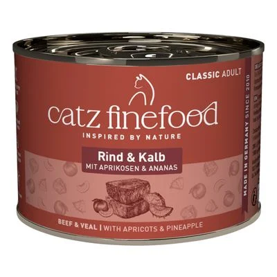 catz finefood 6 x 200 g Vacuno y ternera