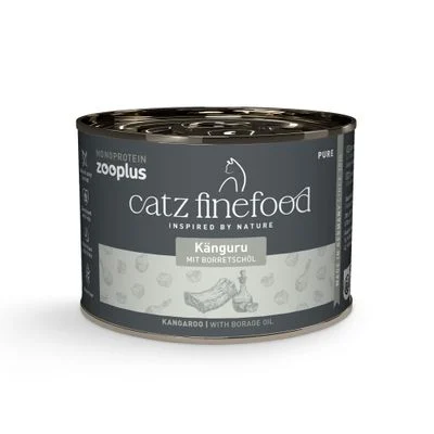 catz finefood Monoproteína zooplus 6 x 200 g Canguro