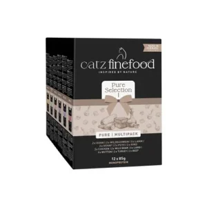 catz finefood Pure Pouch 12 x 85 g - Pack mixto Pure selection I: 6 variedades