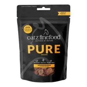 catz finefood Pure Snacks Corazones de pollo, 35 g