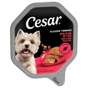 Cesar en tarrinas 28 x 150 g - Pack Ahorro Clásicos con buey e hígado