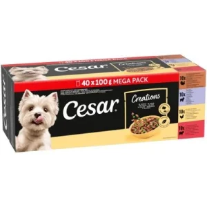Cesar Favoritos en salsa comida húmeda para perros 40 x 100 g