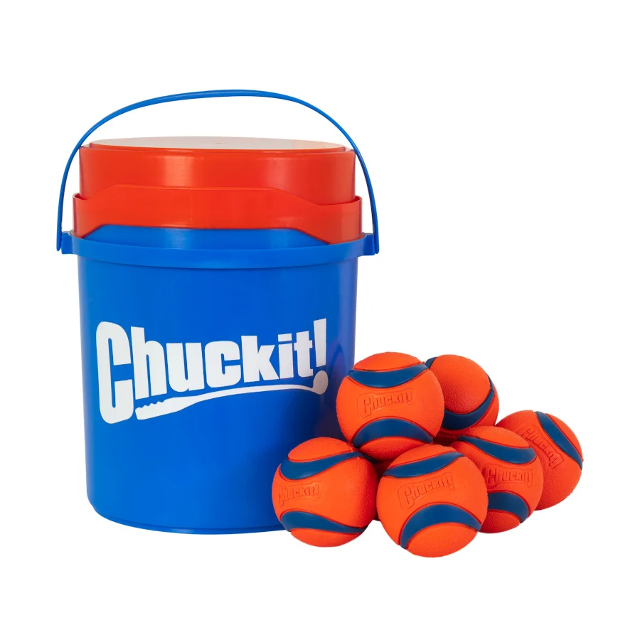 Chuckit! Cubo con Pelotas Ultra para perros