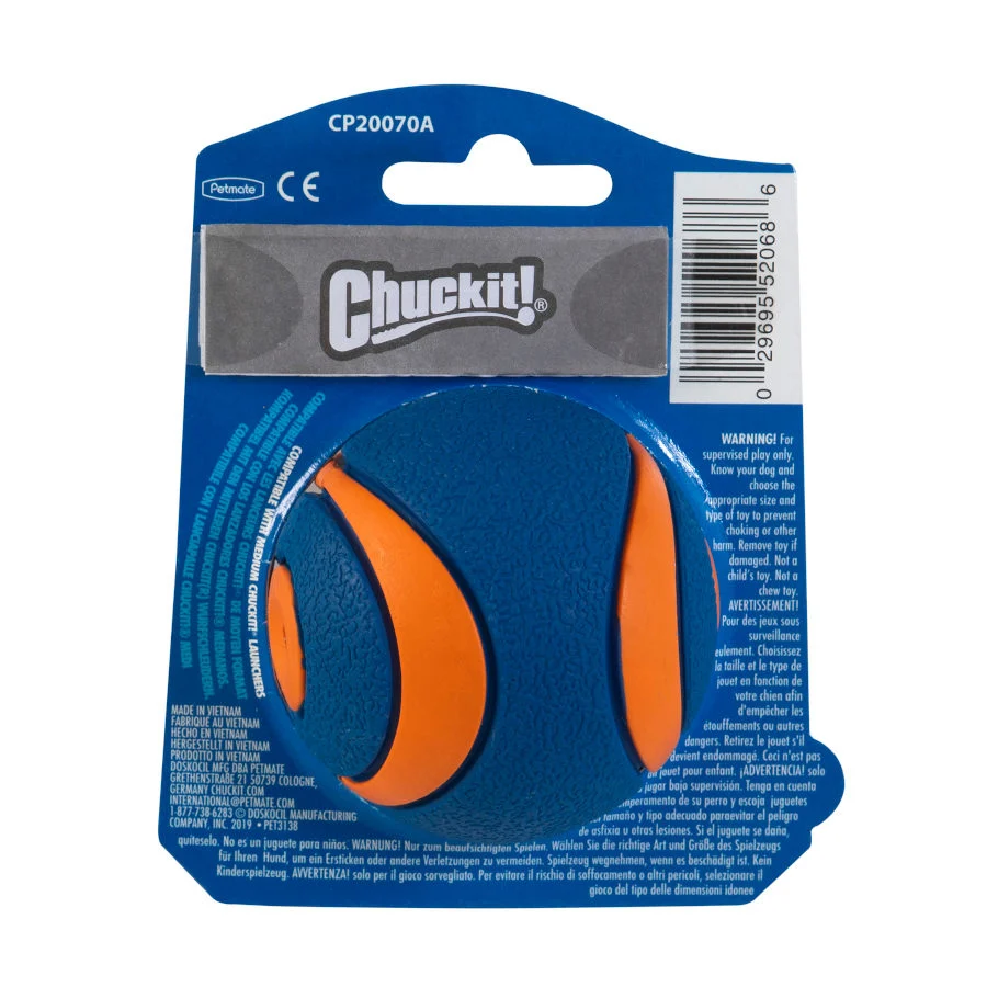 Chuckit! Ultra Squeaker Pelota con Sonido y Rebote para perros - Image 2