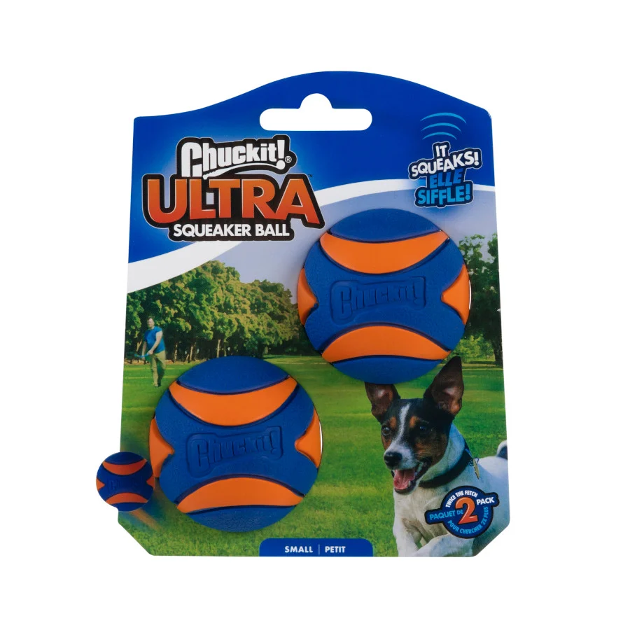 Chuckit! Ultra Squeaker Pelota con Sonido y Rebote para perros - Image 2