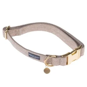Collar Nomad Tales Calma arena para perros XS: 24 - 36 cm contorno de cuello, 10 mm de ancho