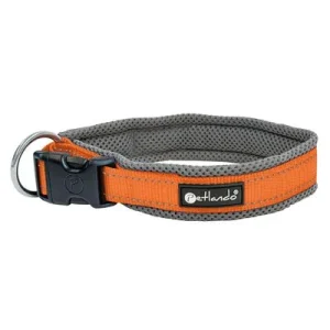 Collar Petlando Outdoor, naranja Talla M: 45 - 50 cm de contorno de cuello, 40 mm de ancho