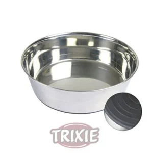 Comedero Acero Inoxidable con Base de Caucho Varios Tamaños (0.5l; 1l; 1.7l ó 2.5l)