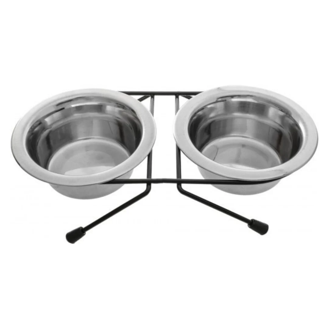COMEDERO DOBLE TRIXIE DE ACERO INOXIDABLE - Image 2