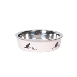 Comedero Karlie Ascar para gatos Rosa - 160 ml, diámetro 10 cm