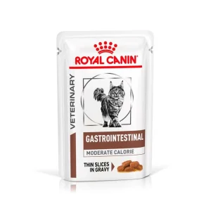 Comida Húmeda Gastrointestinal para Gatos Royal Canin Moderate Calorie 12x85g – ¡Cuidado Especial!