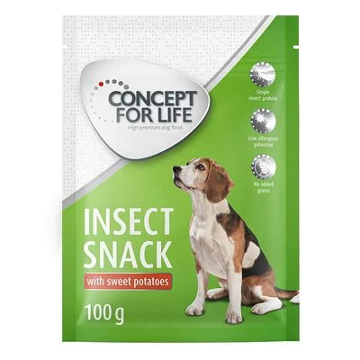 Concept for Life Insect Snack 3 x 100 g - Pack Ahorro Boniato