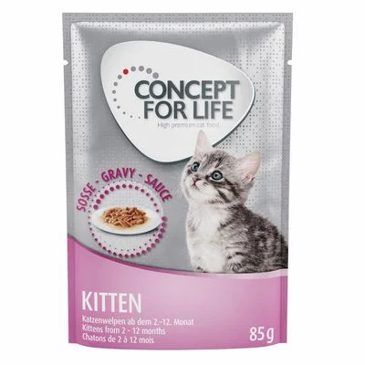 Concept for Life Kitten con pollo en salsa 12 x 85 g