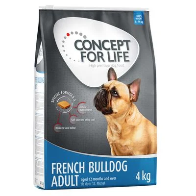 Concept for Life pienso para perros - Pack Ahorro Bulldog Francés (2 x 4 kg)
