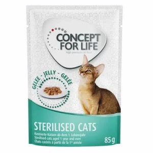 Concept for Life Sterilised Cats con pollo en gelatina 12 x 85 g