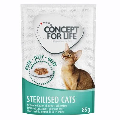 Concept for Life Sterilised Cats con pollo en gelatina 12 x 85 g