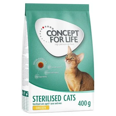 Concept for Life Sterilised Cats pienso con pollo 400 g
