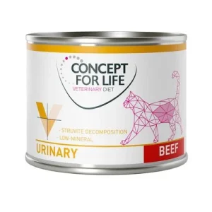 Concept for Life Urinary Veterinary Diet con vacuno para gatos 6 x 200 g