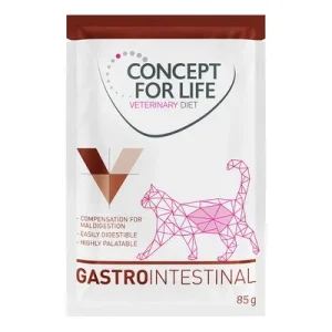 Concept for Life Veterinary Diet Gastro Intestinal en bolsitas para gatos 12 x 85