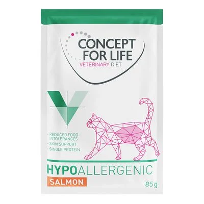 Concept for Life Veterinary Diet Hypoallergenic con salmón en bolsitas 12 x 85 g
