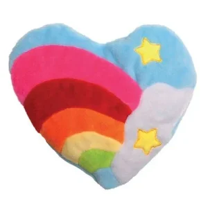Corazón de peluche con arco iris de Aumüller con catnip para gatos 1 unidad