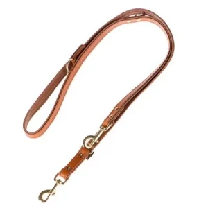 Correa ajustable de cuero coñac Heim Buffalo para perros 200 x 1,8 cm (L x An)
