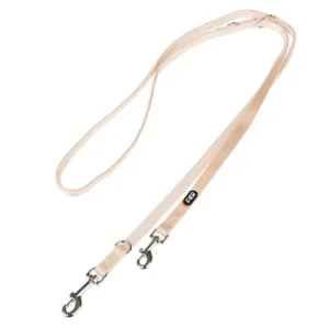 Correa ajustable TIAKI Mesh beige para perros 200 x 1,5 cm (L x An)