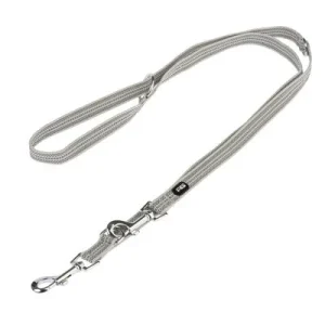 Correa ajustable TIAKI Reflective Rubber gris para perros 200 x 2,0 cm (L x An)
