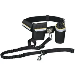 Correa con cinturón manos libres Trixie para perros 100 - 135 cm (L)