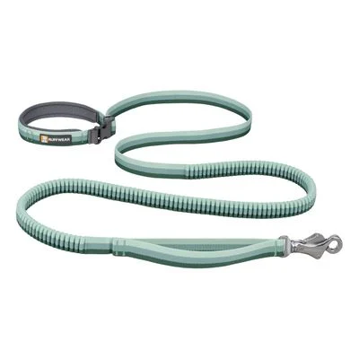 Correa de jogging Ruffwear Roamer Leash para perros River Rock Green, 220 - 340 cm de largo