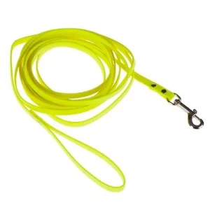 Correa de rastreo Heim BioThane® amarilla para perros 5 m x 13 mm (L x An)