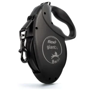 Correa extensible flexi Black Edition de cinta, 8 m L: hasta 50 kg