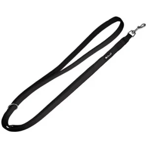 Correa Petlando Mesh 3 m, negra para perros Talla S: 300 x 1,5 cm (L x An)