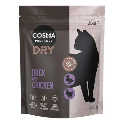 Cosma Air-Dried pato y pollo pienso para gatos 400 g