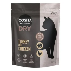 Cosma Air-Dried pavo y pollo pienso para gatos 400 g