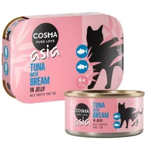 Cosma Asia en gelatina 6 x 170 g Atún con besugo