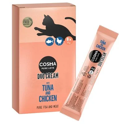 Cosma DUO Cream 24 x 14 g - Pack Ahorro Atún y pollo
