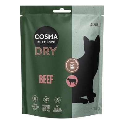 Cosma Extruded vacuno pienso para gatos 400 g