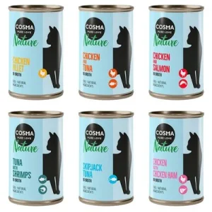 Cosma Nature 12 x 140 g - Pack Ahorro Pack mixto I: 6 variedades