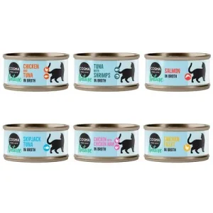Cosma Nature - Pack de prueba mixto 6 x 70 g - Pack mixto: 6 variedades