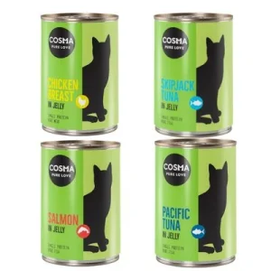 Cosma Original en gelatina 12 x 400 g - Pack Ahorro Pack mixto: 4 variedades
