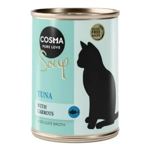 Cosma Soup 24 x 100 g - Pack Ahorro Atún con zanahoria